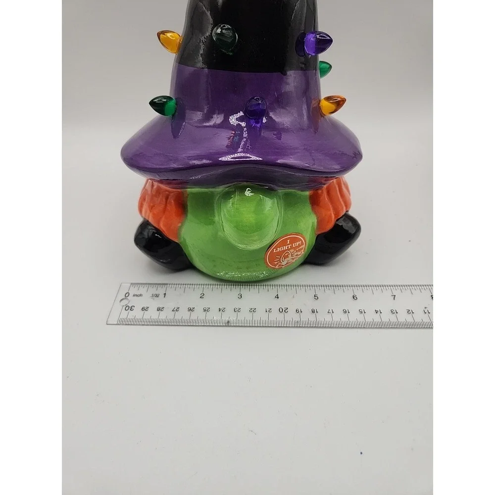 Mr. Christmas Halloween Witch Gnome 10